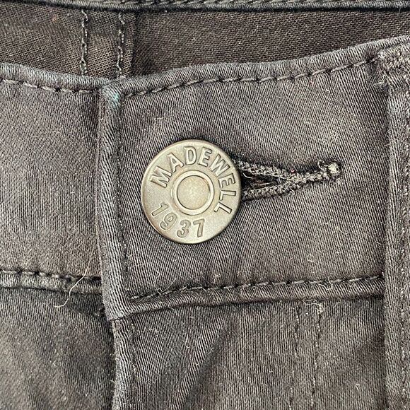 MADEWELL Jeans Women 27 Skinny Skinny Low Rise Ankle Dark Washed Denim Black - Picture 5 of 13